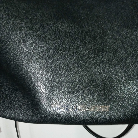 Victoria Secret black Drawstring Backpack With Fringe down both sides - Picture 10 of 13